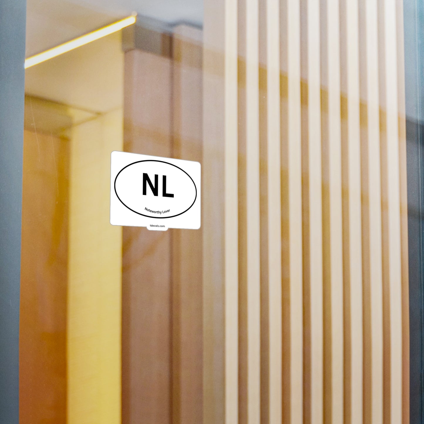 NL Kiss-Cut Vinyl Decal - Stylish Sports Decor for Fans