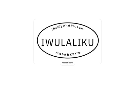 IWULALIKU Kiss-Cut Vinyl Decal - Stylish Sports Decor for Fans