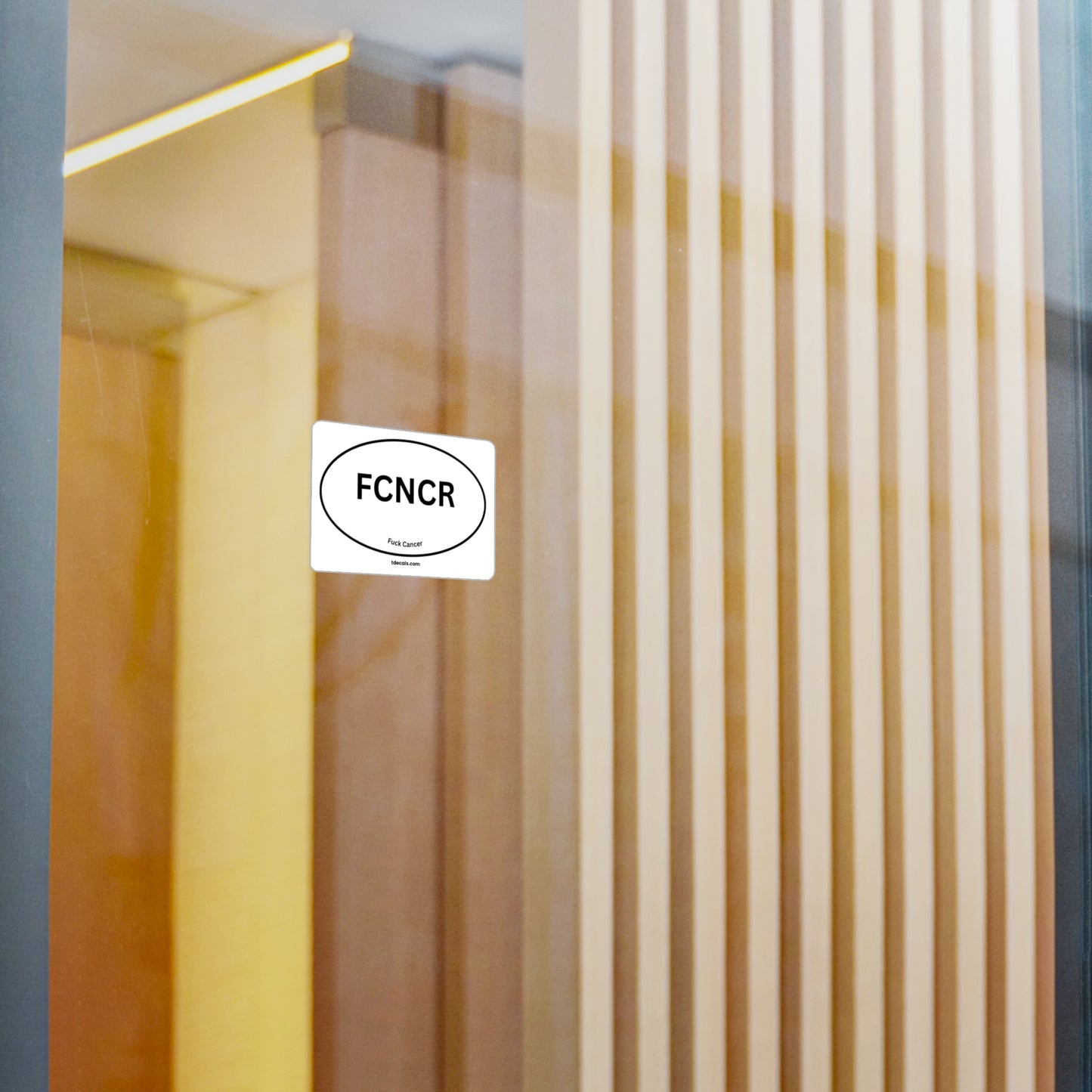 FCNCR Kiss-Cut Vinyl Decal - Stylish Sports Decor for Fans