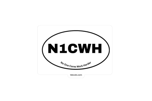 N1CWH Kiss-Cut Vinyl Decal - Stylish Sports Decor for Fans