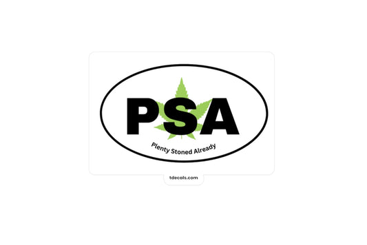 PSA Kiss-Cut Vinyl Decal - Stylish Sports Decor for Fans