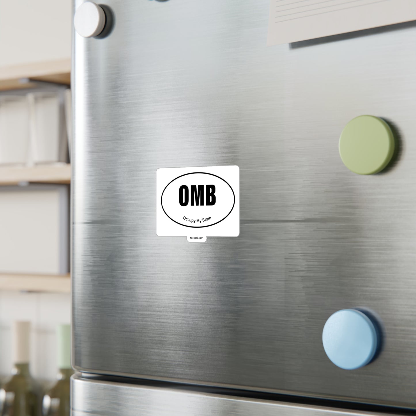 OMB Kiss-Cut Vinyl Decal - Stylish Sports Decor for Fans
