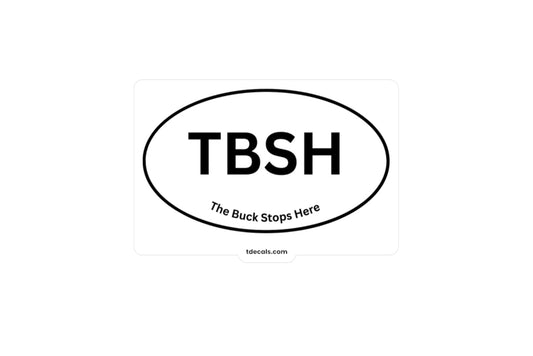 TBSH Kiss-Cut Vinyl Decal - Stylish Sports Decor for Fans