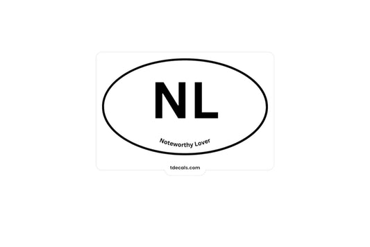 NL Kiss-Cut Vinyl Decal - Stylish Sports Decor for Fans